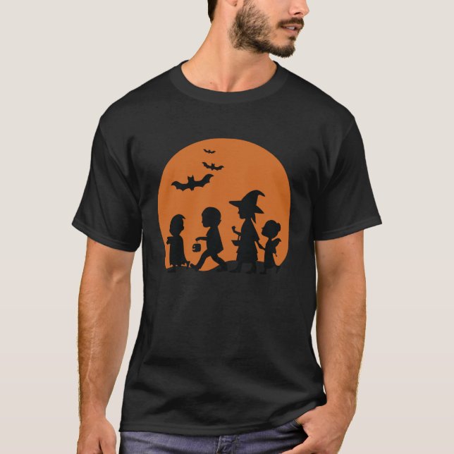 Camiseta Halloween Children Trick or Treat Costume Full Moo (Anverso)