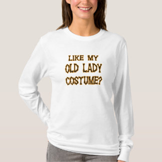 Camiseta Halloween - como mi traje de la señora mayor