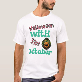 Camiseta Halloween con 31 de octubre