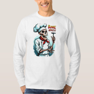 Camiseta Halloween con apetito de hueso - Chef de 