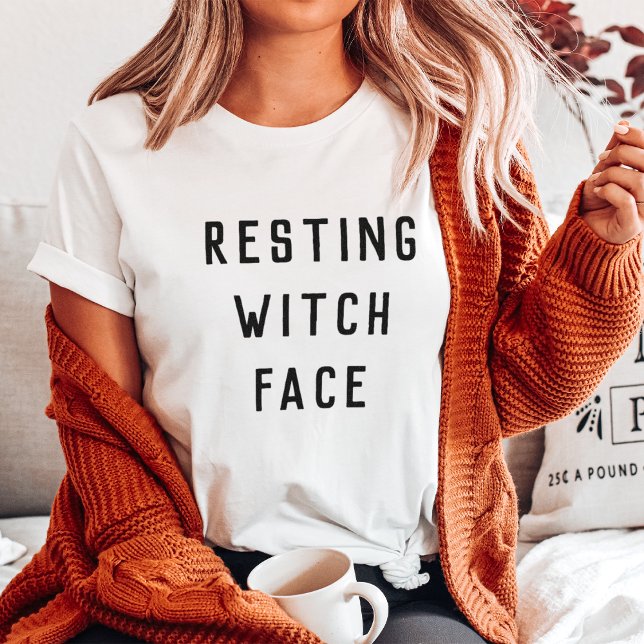 Camiseta Halloween con cara de bruja (Subido por el creador)