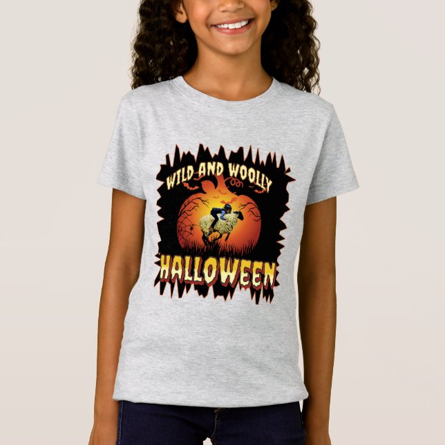 Camiseta Halloween con carnero silvestre y Wooly (Anverso)