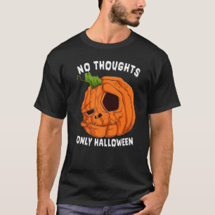 Camiseta Halloween con creepy calabaza de Halloween