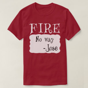 Camiseta Halloween con paquetes calientes de fuego