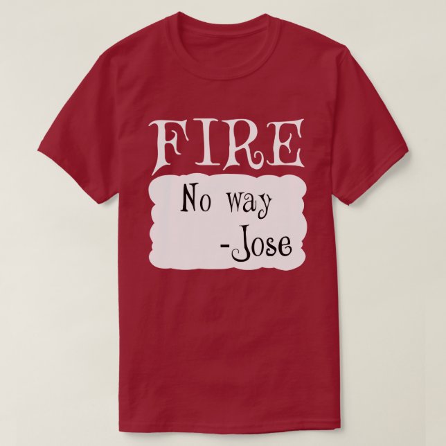 Camiseta Halloween con paquetes calientes de fuego (Diseño del anverso)