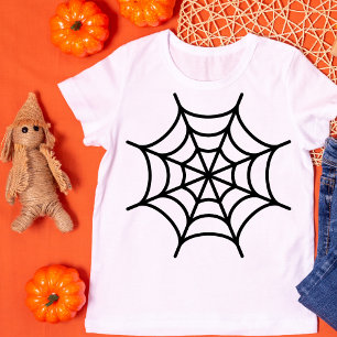 Camiseta Halloween con silueta web de Spider