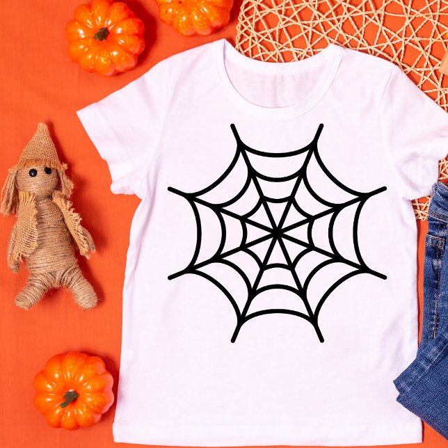 Camiseta Halloween con silueta web de Spider (Subido por el creador)