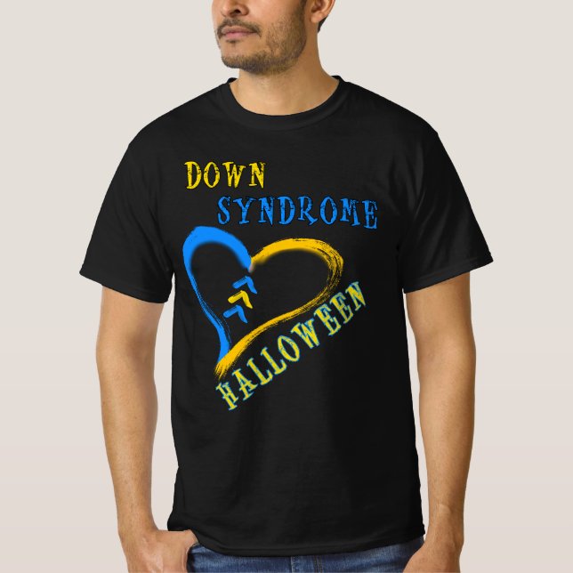 Camiseta Halloween con síndrome de Down (Anverso)