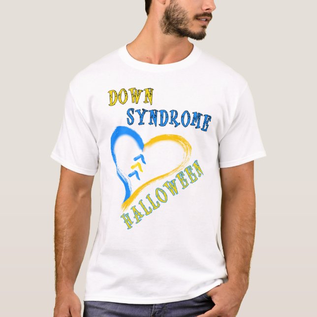 Camiseta Halloween con síndrome de Down (Anverso)
