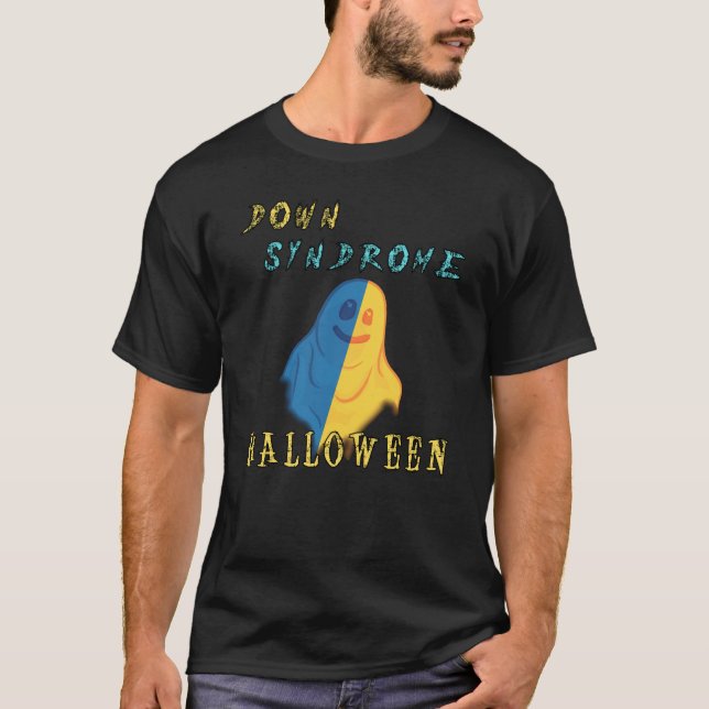 Camiseta Halloween con síndrome de Down (Anverso)
