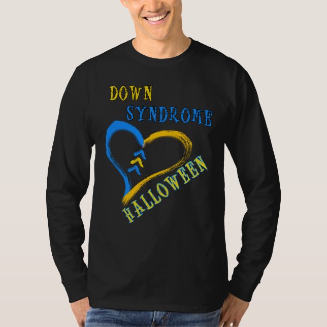 Camiseta Halloween con síndrome de Down (Anverso)