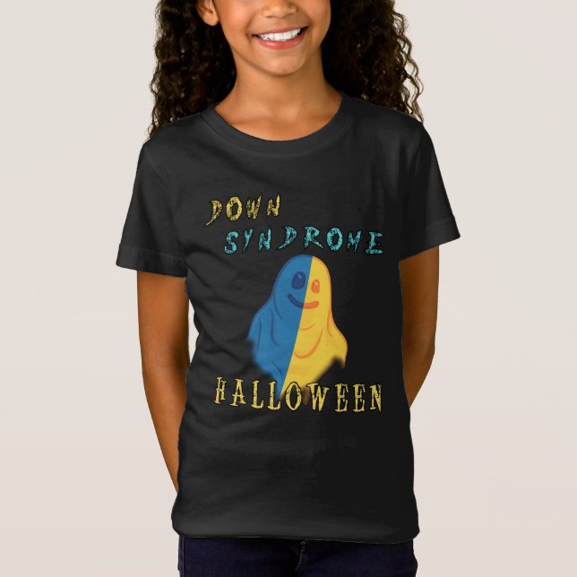 Camiseta Halloween con síndrome de Down (Anverso)