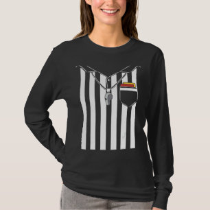 Camiseta Halloween con traje de árbitro de fútbol