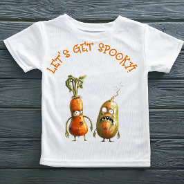 Camiseta Halloween con verduras zombis divertidas
