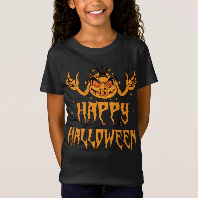 Camiseta Halloween con virus de Corona  (Anverso)