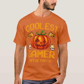 Camiseta Halloween Coolest Gamer In The Patch Game Controll