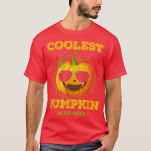 Camiseta Halloween Coolest Pumpkin In The Patch Boys Girls 