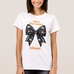 Camiseta Halloween Coquette diseño "arco"