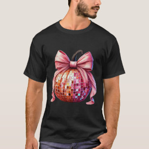 Camiseta Halloween Coquette Mujeres Chicas Calabaza en otoñ