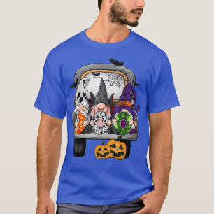 Camiseta Halloween Costume Boo Graciosos Gnomes Con Camión