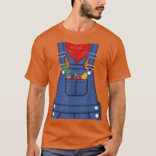 Camiseta Halloween Costume For Kids Adults Farmer Costume 