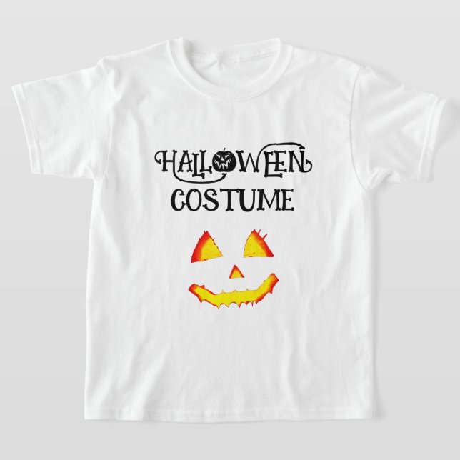 Camiseta HALLOWEEN COSTUME HERMOSO CÁLCULO NIÑOS Mordaza (Distribución)