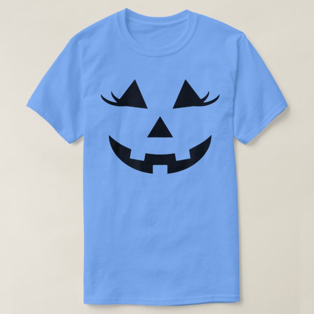 Camiseta Halloween Costume Jack O' Lantern Pumpkin Face  (Diseño del anverso)