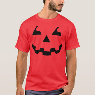 Camiseta Halloween Costume Jack O' Lantern Pumpkin Face Wom