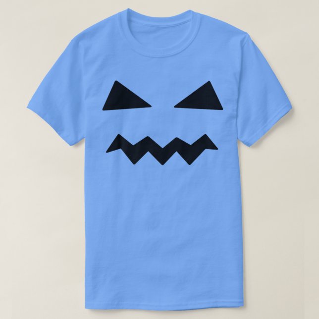 Camiseta Halloween Costume Jack O' Lantern Pumpkin Face Wom (Diseño del anverso)