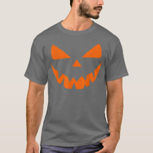Camiseta Halloween Costume Jack O' Lantern Pumpkin Face Wom