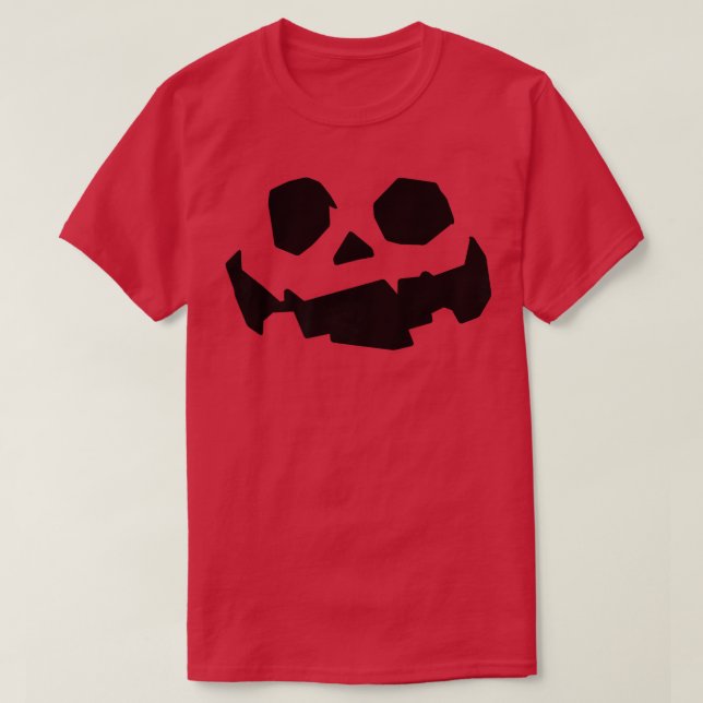 Camiseta Halloween Costume Jack O' Lantern Pumpkin Face Wom (Diseño del anverso)