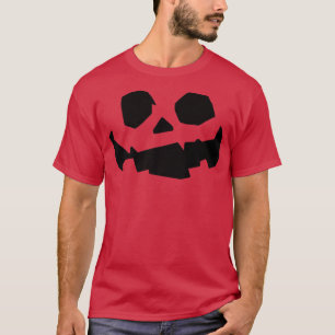 Camiseta Halloween Costume Jack O' Lantern Pumpkin Face Wom