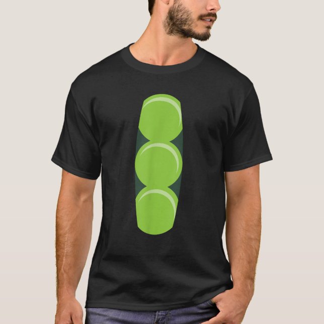 Camiseta Halloween Costume Peas in A Pod Funny Matching  (Anverso)