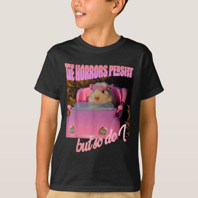 Camiseta Halloween Costume - The Horrors Persist But So Do  (Anverso)