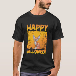 Camiseta Halloween Costumen Hombres Mujeres Funny Fennec Fo