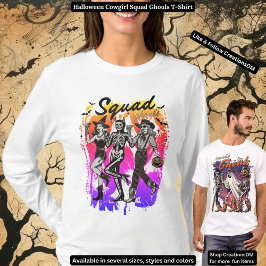Camiseta Halloween Cowgirl Squad Ghouts