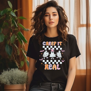 CAMISETA HALLOWEEN CREEP IT REEL FUNNY GHOSTS