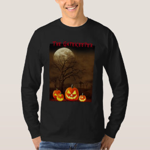 Camiseta Halloween Creepéribe Graveyard Pumpkins Gatekeeper