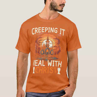 Camiseta Halloween cristiano Jesucristo Truco o trato Ch