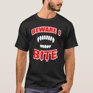 Camiseta Halloween Cuidado con los niños Chicas de los Vamp