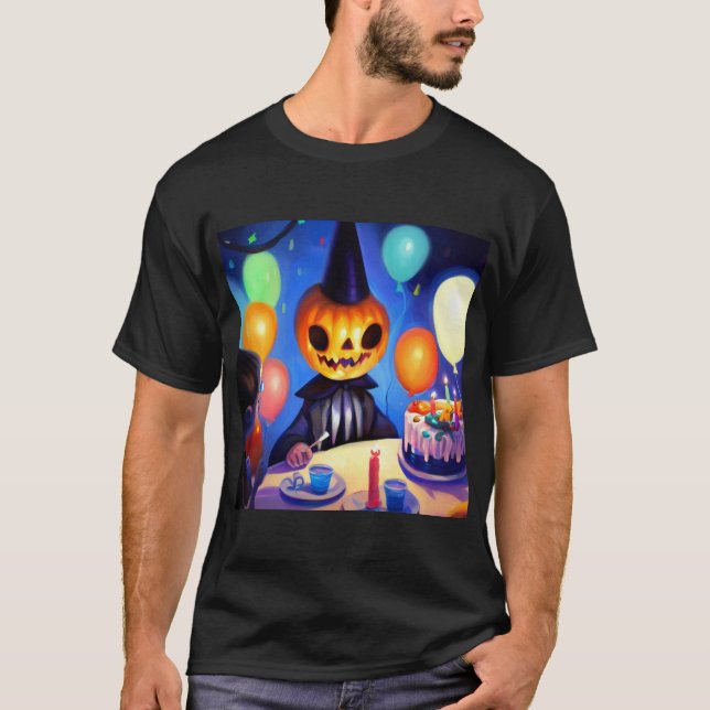 Camiseta Halloween - Cumpleaños 2 (Anverso)