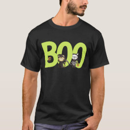 Camiseta Halloween cutáneo de brote de animales