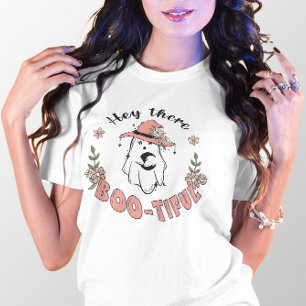 CAMISETA HALLOWEEN CUTE HEY THERE BOO-TIFUL GHOST