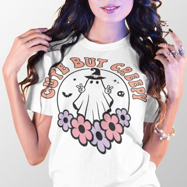 CAMISETA HALLOWEEN CUTE PERO CREEPY GHOST (Subido por el creador)