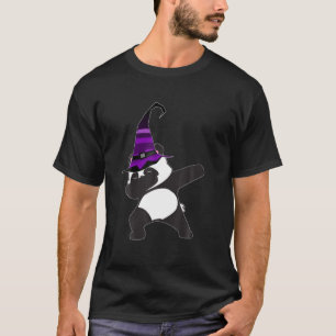 Camiseta Halloween Dabbing Panda Bear Witch Gorra Costume G