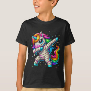 Camiseta Halloween Dabbing Unicornio Chicas Cute Halloween