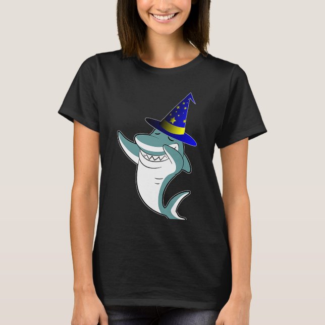 Camiseta Halloween Dabbing Wizard Sharm Magic Witch Gorra C (Anverso)