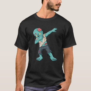 Camiseta Halloween Dabbing Zombie Chicas niños Dab