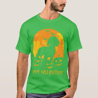 Camiseta Halloween Dachshund Jack O Lantern Dog Pumpkin Fun