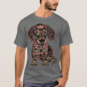 Camiseta Halloween Dachshund Vestido T Para Hombres 3494
